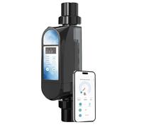 Smart - Sistema de clorador de piscina de agua salada con control remoto por aplicación, autolimpiante, WiFi, generador de cloro salado de 20 g/h para piscinas enterradas