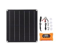 Smart Solar Panel Kit 10A Monocristalina de alta eficiencia Silicon 25W Direct Drive Battery sin controlador para el campamento al aire libre RV