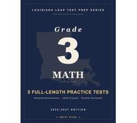 Smart Stars LEAP Louisiana Grade 3 Math: 5 Practice Tests with Detailed Answer Explanations (Smart Stars Louisiana LEAP 2025)