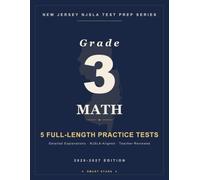 Smart Stars NJSLA New Jersey Grade 3 Math: 5 Practice Tests with Detailed Answer Explanations (Smart Stars New Jersey NJSLA)