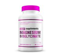 SMART SUPPLEMENTS - Bisglicinato de Magnesio - 60 Cápsulas Vegetales - Reduce Cansancio y Fatiga - Apoya la Sintesis Proteica - Favorece el Funcionamiento Normal de los Musculos y Sistema Nervioso