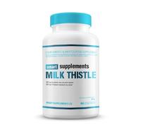 SMART SUPPLEMENTS - Extrato de Natural de Cardo Mariano - Milk Thistle - 60 Cápsulas Vegetales - Silimarina para Hígado - Apoyo a la Función Hepática y Digestiva - Detox Natural - Bienestar General