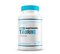 SMART SUPPLEMENTS - Taurina - 90 Cápsulas Vegetales - Mejora el Rendimiento Deportivo - Apoyo Energético y Muscular - Reduce Fatiga - Equilibrio de Electrolitos - Salud Cardiovascular