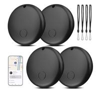 Smart Tag Android - Localizador de llaves compatible con Google "Find My Device" App (solo Android), rastreador Bluetooth para maletas, mochilas, carteras y bolsos, 4 unidades