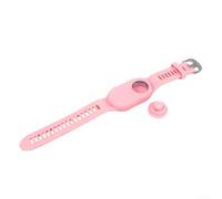 Smart Tag Cases - Correa de reloj de silicona para Samsung Galaxy SmartTag2, impermeable, a prueba de golpes, antipérdida, verde, rosa, morado (rosa (Q116))
