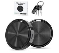Smart Tag, Localizador Bluetooth Compatible con Apple y Android, Air Tag Tracker para Llaves, Maletas y Carteras, Resistente al Agua, Regalos para la Familia, Negro