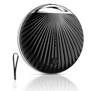 Smart Tag, Localizador GPS Funciona con Buscar Apple (Sólo iOS), Localizador Bluetooth, Rastreador para Llaves, Cartera, Equipaje, Batería Reemplazable, IP68, Negro (1 Pack)