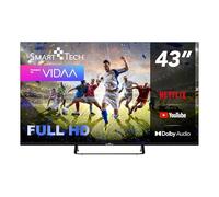 Smart Tech 43FV02V TV 43 pulgadas Smart TV VIDAA - TV con resolución Full HD, Bluetooth y sintonizador triple, TV LED (2026)