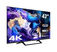 TV Smart Tech QLED 43QG06V 43" 4K UltraHD 60Hz Smart TV Google TV HDR10 Dolby Digital Plus