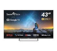 Smart Tech 43UG02V Google Television, 43 Pulgadas, 109 cm, Netflix, Youtube, Disney+