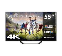 Smart Tech 55QG06K2 55 pulgadas 4K UHD QLED Google TV, YouTube, Netflix, Prime Video, Disney+