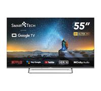 Smart Tech 55UG02V Google Television, 55 Pulgadas, 139 cm, Netflix, Youtube, Disney+, Prime Video