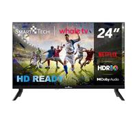 Smart Tech Smart TV 24 pulgadas Smart TV - HDR TV con resolución HD, Bluetooth y triple sintonizador, Whale TV 24HH01V (2026)