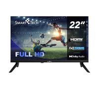 Smart Tech Televisor LED Full HD de 22" (55 cm) 22FN01V (no Conectado), HDMI, USB, resolución: 1920 × 1080