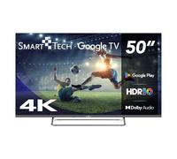 Smart Tech TV 4K UHD 50" (127cm) 50UG02V, Smart TV Google TV, HDMI, USB, HEVC, Dolby Audio, HDR 10, CHROMESCAST, Google Assistant