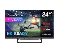 Smart Tech TV LED HD 24 Pulgadas (60 cm) 24HV02V VIDAA 3xHDMI 2xUSB Hotel Mode, Netflix, Youtube, Video