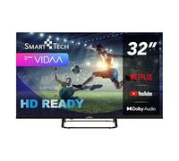 Smart Tech TV LED HD de 32 Pulgadas (80 cm) 32HV02V Smart TV VIDAA - Molotov, Netflix, Prime Video, Disney+, Youtube, Plex - 3xHDMI - 2xUSB - Modo Hotel