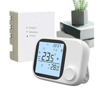Smart Termostato - Digital Temperature Controller, WiFi Enabled Smart Home Device, APP and Voice Control, Energy Management for Family Home, Indoor Workplace, 3,39 x 3,39 x 1,18 pulgadas