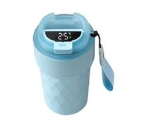Smart Thermal Coffee - Taza de viaje aislada, de acero inoxidable -therm0s, 510 ml, vaso de vacío inteligente de doble pared con indicador de temperatura LED, vaso de sellado al vacío para camping