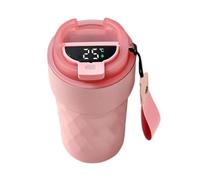 Smart Thermal Coffee - Taza de viaje aislada, de acero inoxidable -therm0s, 510 ml, vaso de vacío inteligente de doble pared con indicador de temperatura LED, vaso de sellado al vacío para camping
