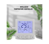 Smart Thermostat for Home Programmable Temperature Control IP20 Protection 24H Timed On/Off Digital Thermostat for 3A Water Underfloor Heating
