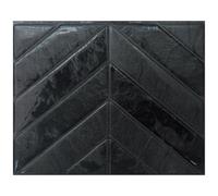 Smart Tiles Azulejos Adhesivos, Chevrón Negro, 29,02x22,86 cm