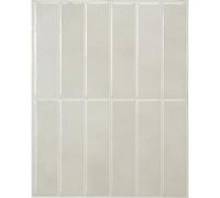 Smart Tiles Azulejos Adhesivos Cocina y Baño - Morocco Blanco, Baldosas Vinílicas Autoadhesivas 3D, Paneles Decorativos para Pared, 5 Vinilos 29x22,86 cm, Fácil Instalación, fabricada en Canadá