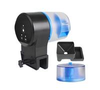 Smart Timer Fish Feeder, Adjustable Auto Food Dispenser, Digital Portion Feeder with Timer, ABS Aquarium FeederS, Compact Design Device, Fish Tank for Home Office