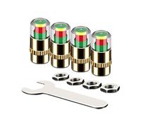 Smart Tire Pressure - Caps Easy, Read Tool Universal Precision Atmospheric Tension Identification Cap Accessory | Stem Nozzle Wheel Auto SUV Truck with Monitoring Alert Vehicle Safety