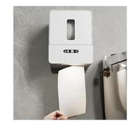 Smart Touchless Toilet Paper Dispenser, Smart Paper Towel Dispenser, 2024 New Upgraded Electronic Senor Paper Towel Dispenser with Night Light and 3 Levels to Dispenser Papers