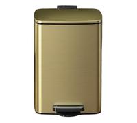 Smart Trash Can - Brushed Square Pedal Garbage Can with Lid & Inner Buckets, Hands-Free Step Bin for Home, Office & Bathroom,A,20L