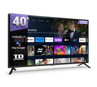 Smart TV 40 pulgadas Full HD Hey Google Official Assistant con control por voz. Televisor Android 11 - TD Systems K40DLC19GLE