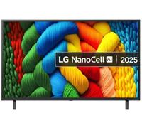 LG 43NANO80A6B TV 43 pulgadas (109 cm) 4K NanoCell AI TV (procesador α7 Gen8 4K AI, webOS 25, 60 Hz) [año de modelo 2025]