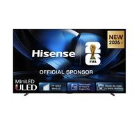 Hisense 100U7SE - MiniLED Smart TV 100 Pulgadas, Hi-QLED MiniLED Modo Juego 165 Hz Nativos, Subwoofer Integrado, Hi-View AI Engine Pro, Dolby Vision IQ, Smooth Motion IA, Modo Filmmaker
