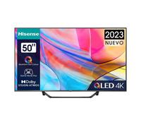 Hisense 50A7KQ QLED VIDAA Smart TV, 50 Pulgadas Televisor, con Quantum Dot Colour, 60Hz VRR, Dolby Vision, Bluetooth y HDMI, Compartir en el televisor, Alexa Built-in (2023)