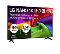 Smart TV LG NANO 4K UHD AI NU80 65 pulgadas 4K 2026 - 65NU800B6LA