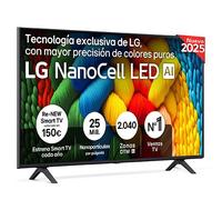 Smart TV LG NanoCell AI NANO80 50 pulgadas 4K 2025 - 50NANO80A6B