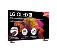 LG OLED77B6ELC - TV 77", 4K OLED AI B6, Smart TV, WebOS 26, Procesador α8 AI Gen3, VRR 120Hz, Sin Reflejos al 95,6%, Dolby Vision y Atmos, Alexa/Google Assistant, Marrón Oscuro