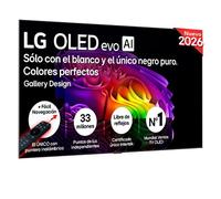 LG OLED83G64LW - TV 83", 4K OLED EVO AI G6, Smart TV, Sin Reflejos, WebOS 26, Procesador α11 AI Gen3, VRR 165Hz, Reflection Free Premium, Dolby Vision y Atmos, Gris Oscuro Titán