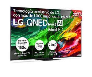 Smart TV LG QNED evo AI QNED86 75 pulgadas MiniLED 4K 2025 - 75QNED86A6A