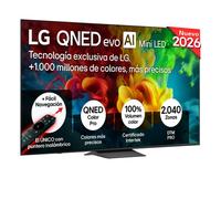 Smart TV LG QNED evo MiniLED AI QNED83 85 pulgadas 4K 2026 - 85QNED83B6A