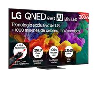 Smart TV LG QNED evo MiniLED AI QNED85 65 pulgadas 4K 2026 - 65QNED85EB6A.OBSPTO | LG ES
