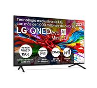 Smart TV LG QNED evo MiniLED AI QNED92 85 pulgadas 4K 2025 - 85QNED92A6A