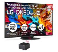 Smart TV LG QNED evo MiniLED AI QNED9M inalámbrico 65 pulgadas 4K 2025 - 65QNED9MA6B