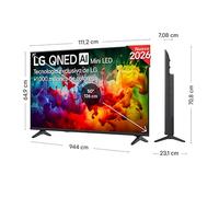 Smart TV LG QNED MiniLED AI QNED71 55 pulgadas 4K 2026 - 55QNED71B6B | LG ES