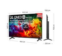 Smart TV LG QNED MiniLED AI QNED72 50 pulgadas 4K 2026 - 50QNED72B6B
