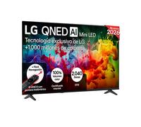LG QNED MiniLED AI QNED72 65QNED72B6B - Televisor 65" Ultra HD 4K Smart TV WiFi E