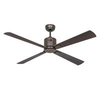 Smart Ventilador de Techo Con Control Remoto Dc Neo 132cm Bronce Madera Oscuro