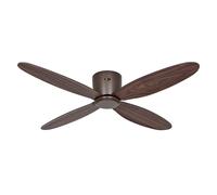 Smart Ventilador de Techo Con Control Remoto Plano 112 CM Bronce Ahorro Energía
