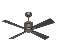 Smart Ventilador de Techo con Mando a Distancia Dc Neo 103cm Bronce Negro Teca